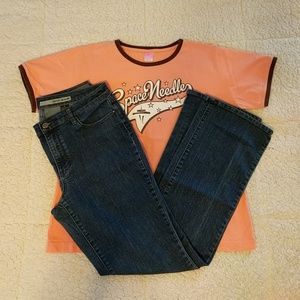 DKNY Soho Boot Dark Blue Jeans